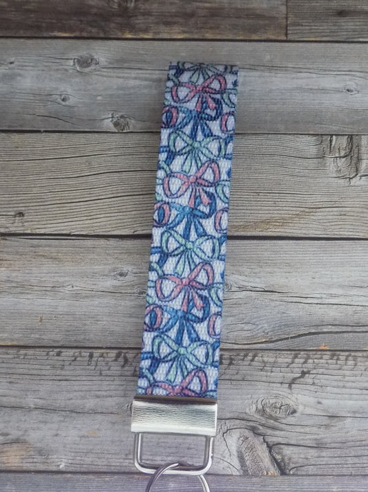 Keychain Wristlet - Back to School Bows 2