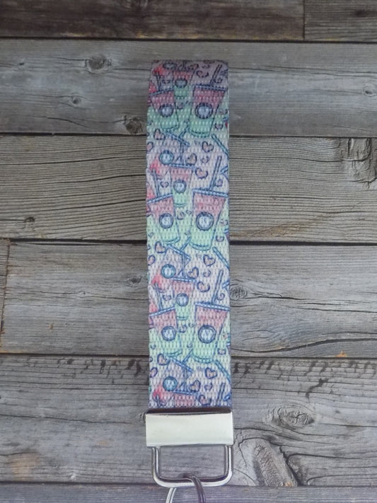 Keychain Wristlet - Back to School Drinks