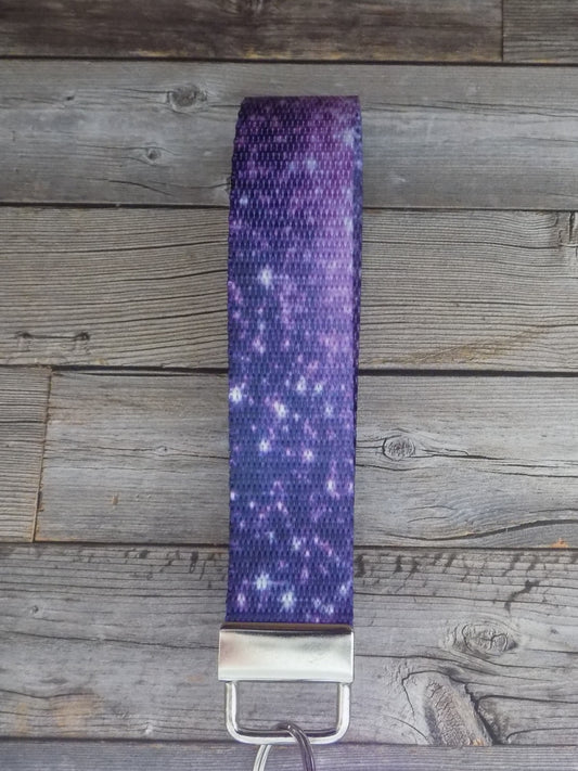 Keychain Wristlet - Purple Christmas 2