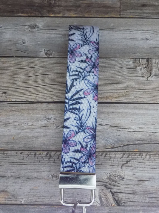Keychain Wristlet - Inky Petal 2