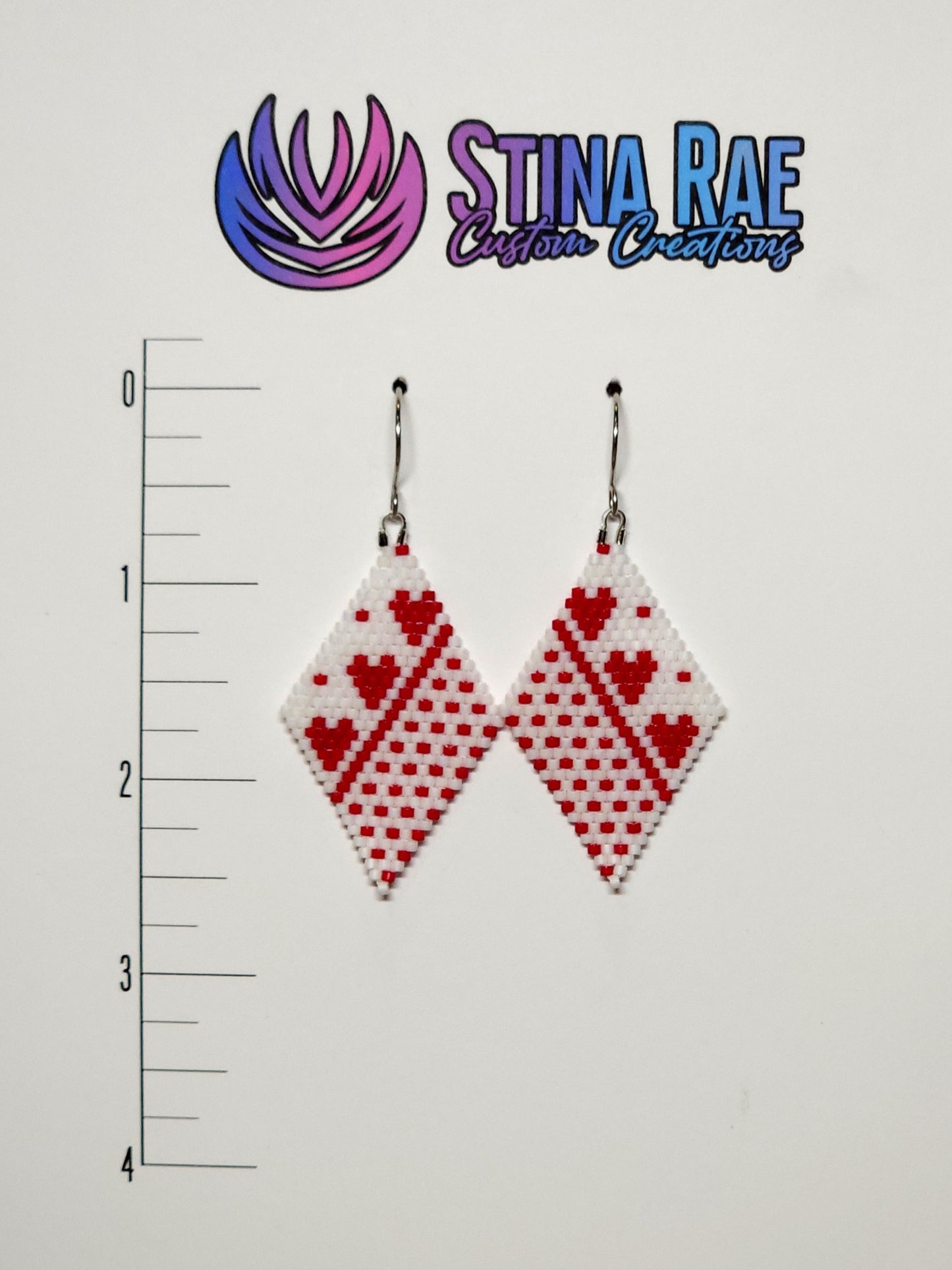 Diamond Heart Earrings