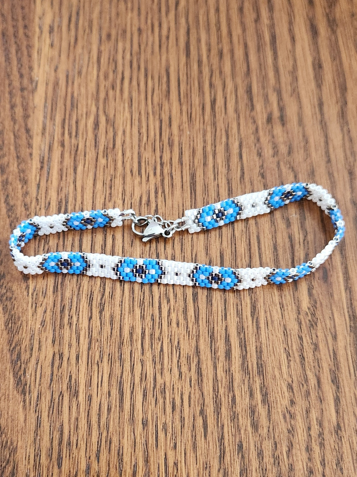 Flower Hexagon Bracelet