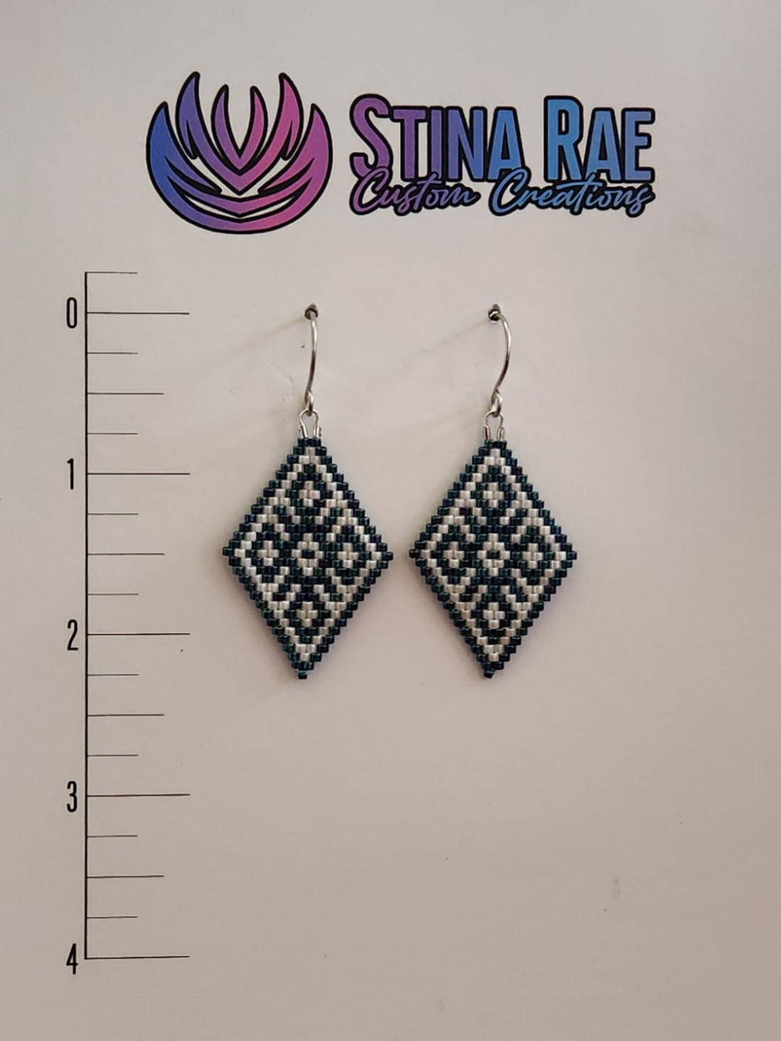 Geometric Diamond Earrings