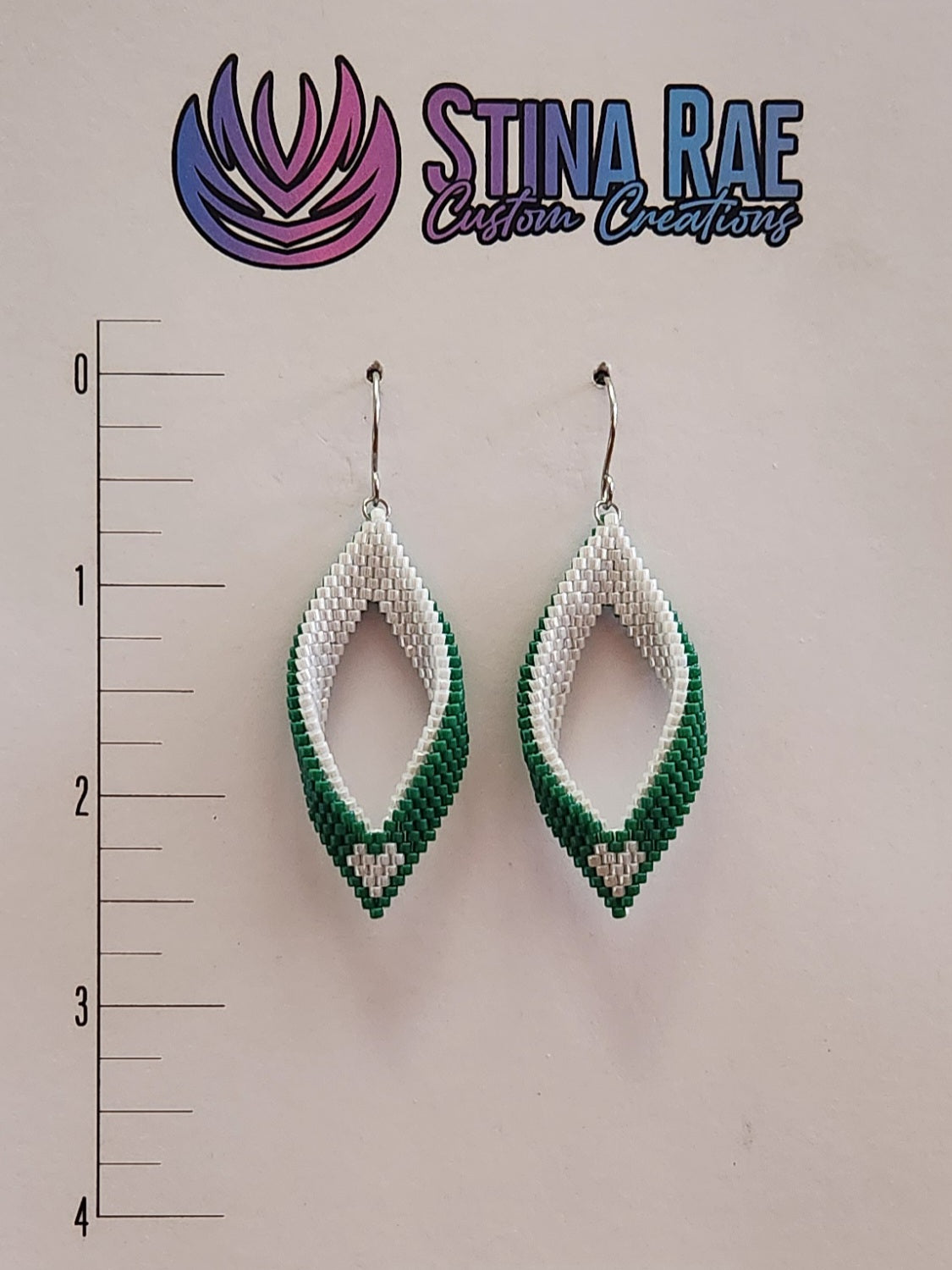 Heart Folded Leaf Earrings