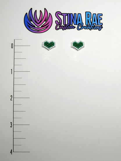 Heart Stud Earrings