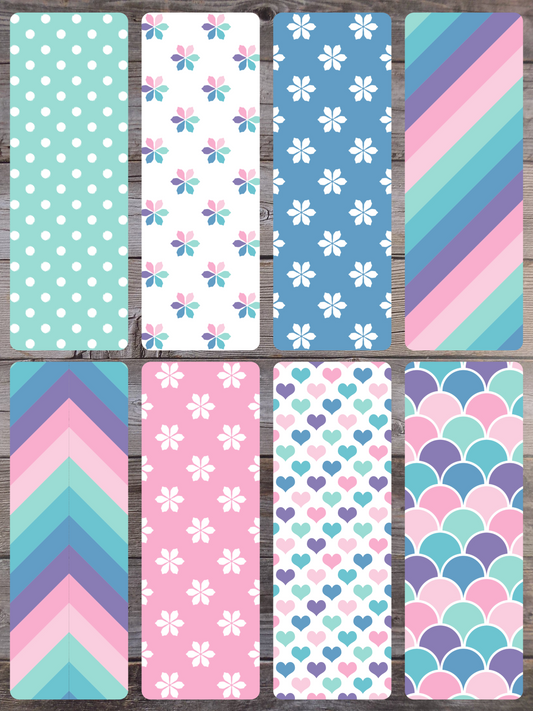 Mermaid Rainbow B Standard Bookmarks