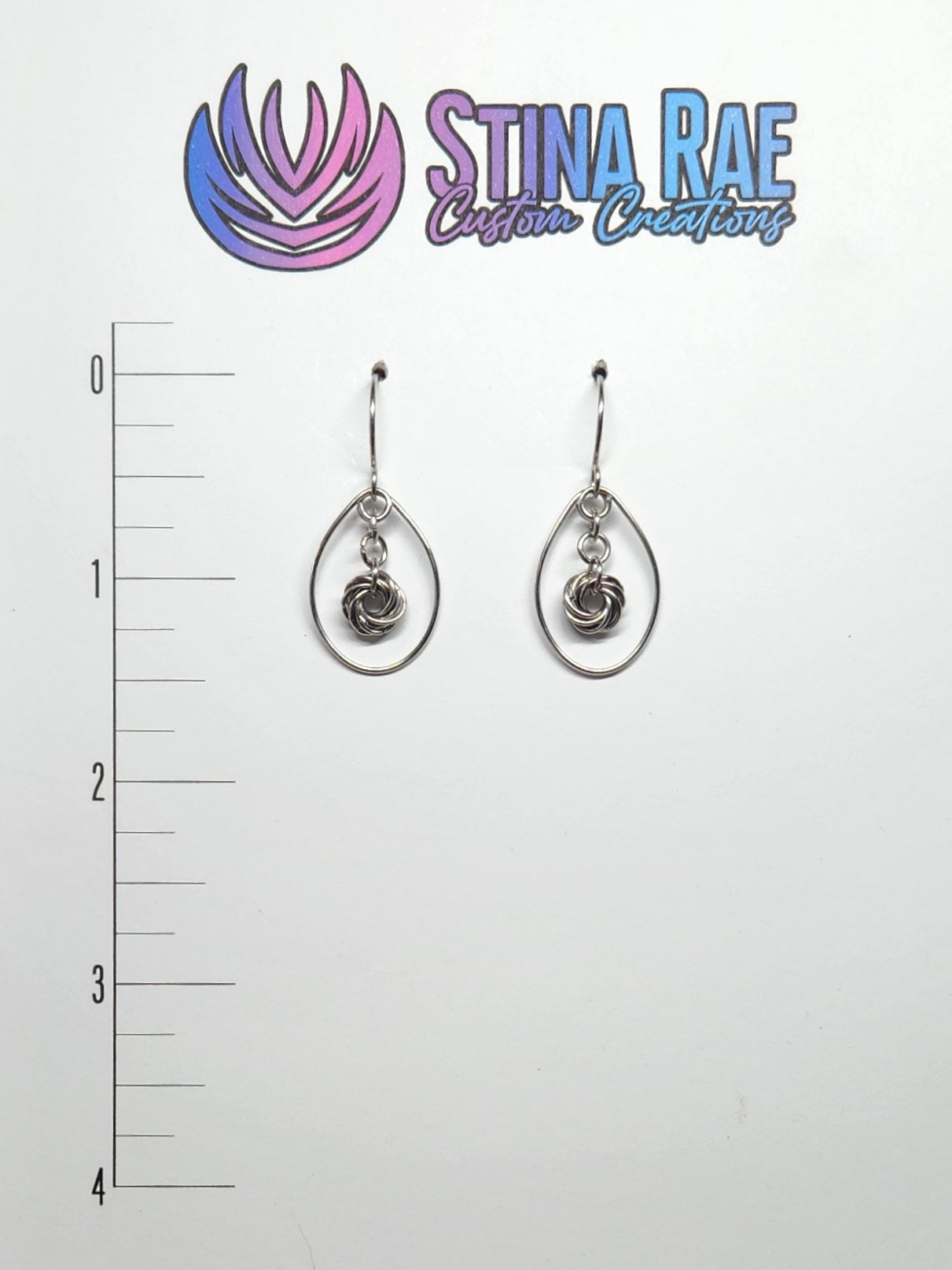 Oval Knotted Earrings