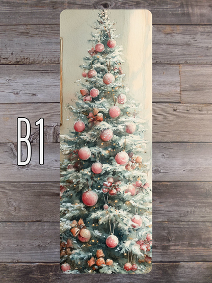 Pink and Mint Christmas B Standard Bookmarks