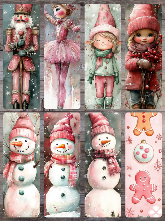 Pink and Mint Christmas C Standard Bookmarks