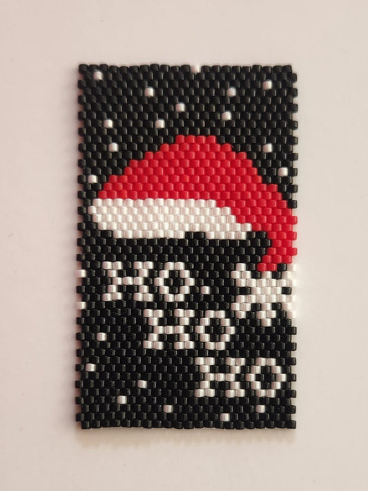 Santa Hat (HO HO HO) Beaded Pen