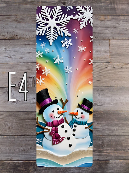 Snowman E Standard Bookmarks