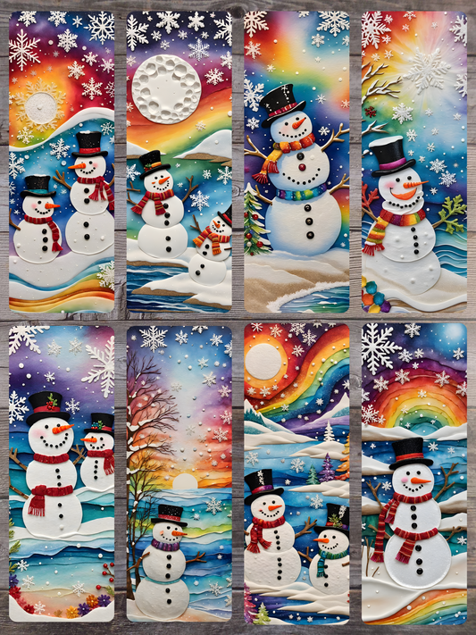 Snowman C Standard Bookmarks