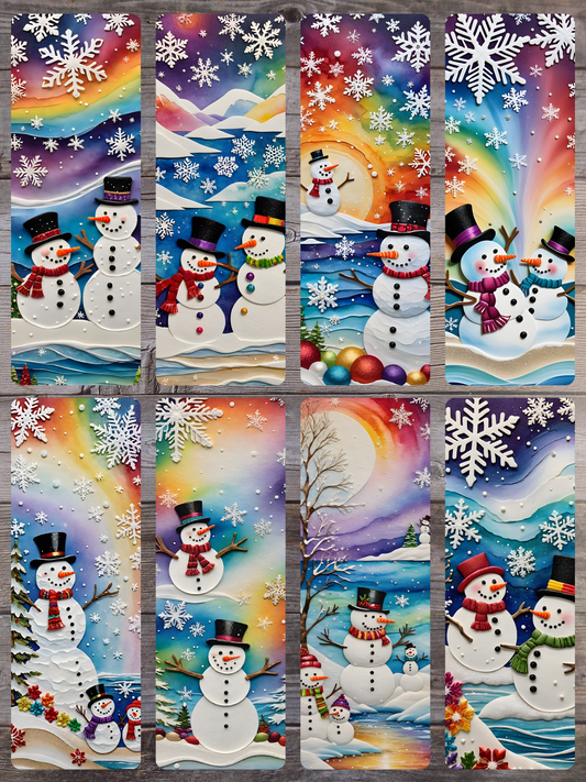 Snowman E Standard Bookmarks