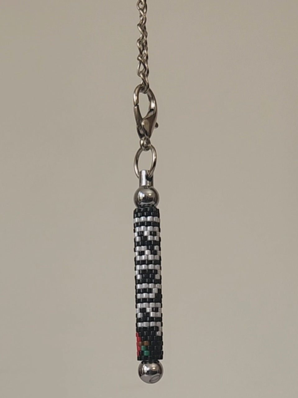 Teacher with Apple Keychain Charm +