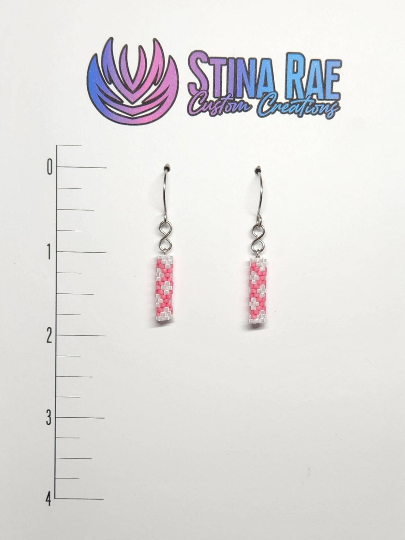 Tubular Vertical Bar Earrings