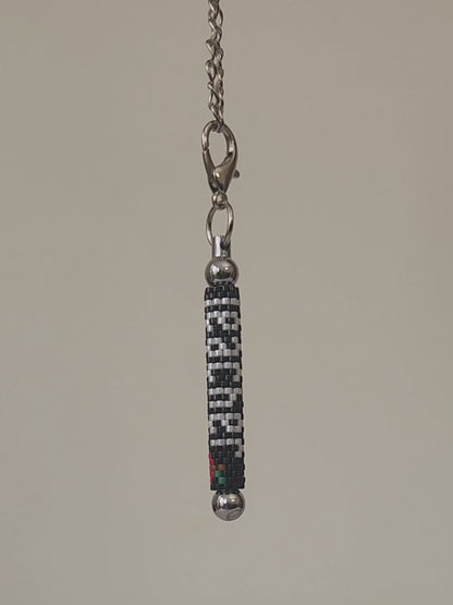 Teacher with Apple Keychain Charm +