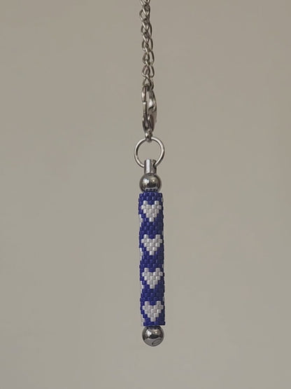 Cascading Hearts Keychain Charm +