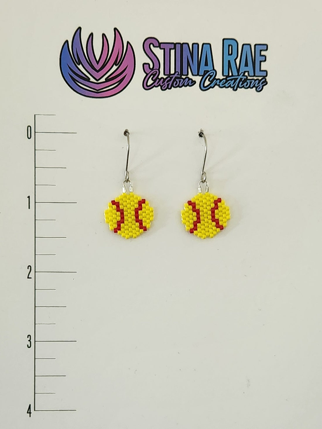 Softball Earrings