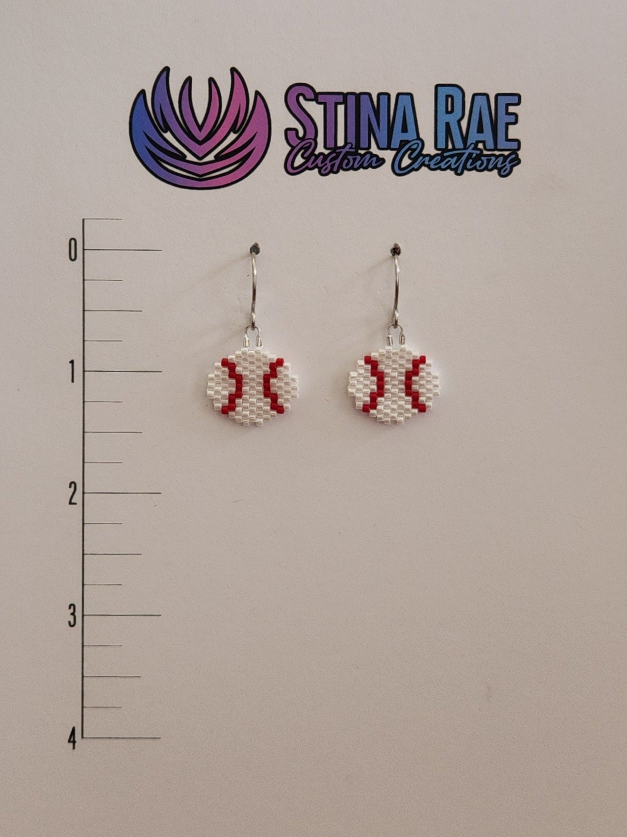 Baseball Earrings