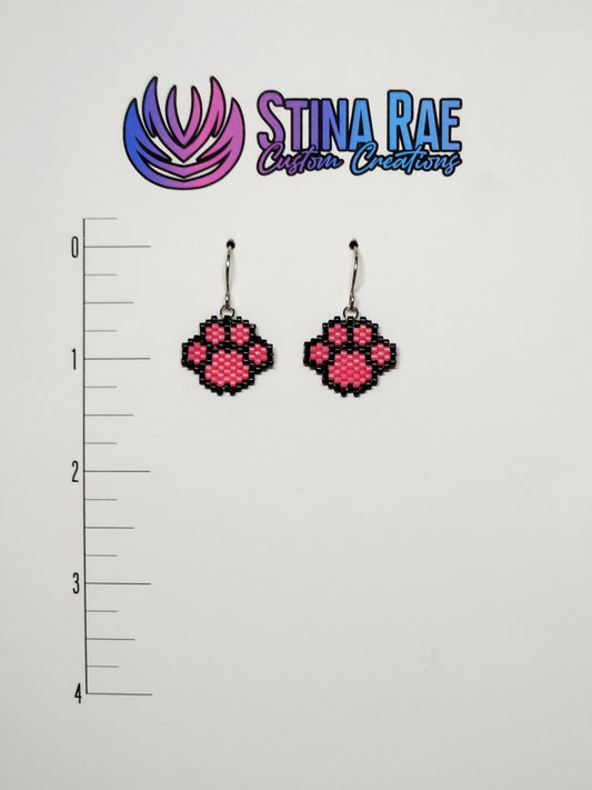 Paw Print Earrings