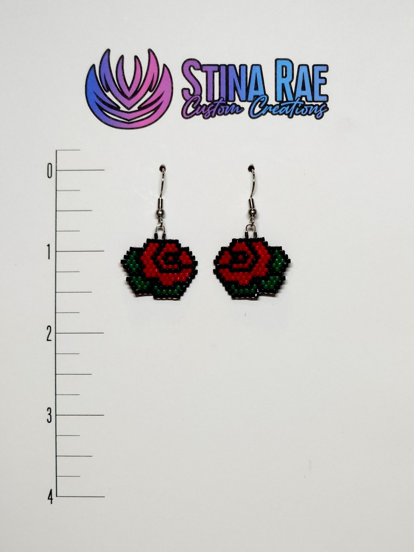 Rose Earrings