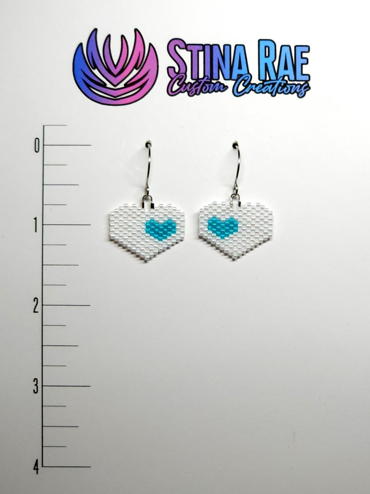Heart Within A Heart Earrings