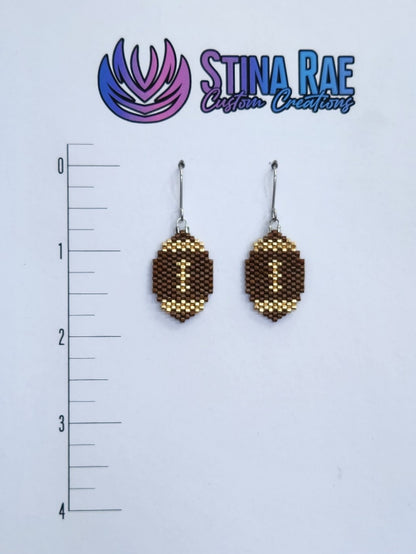 Football Earrings