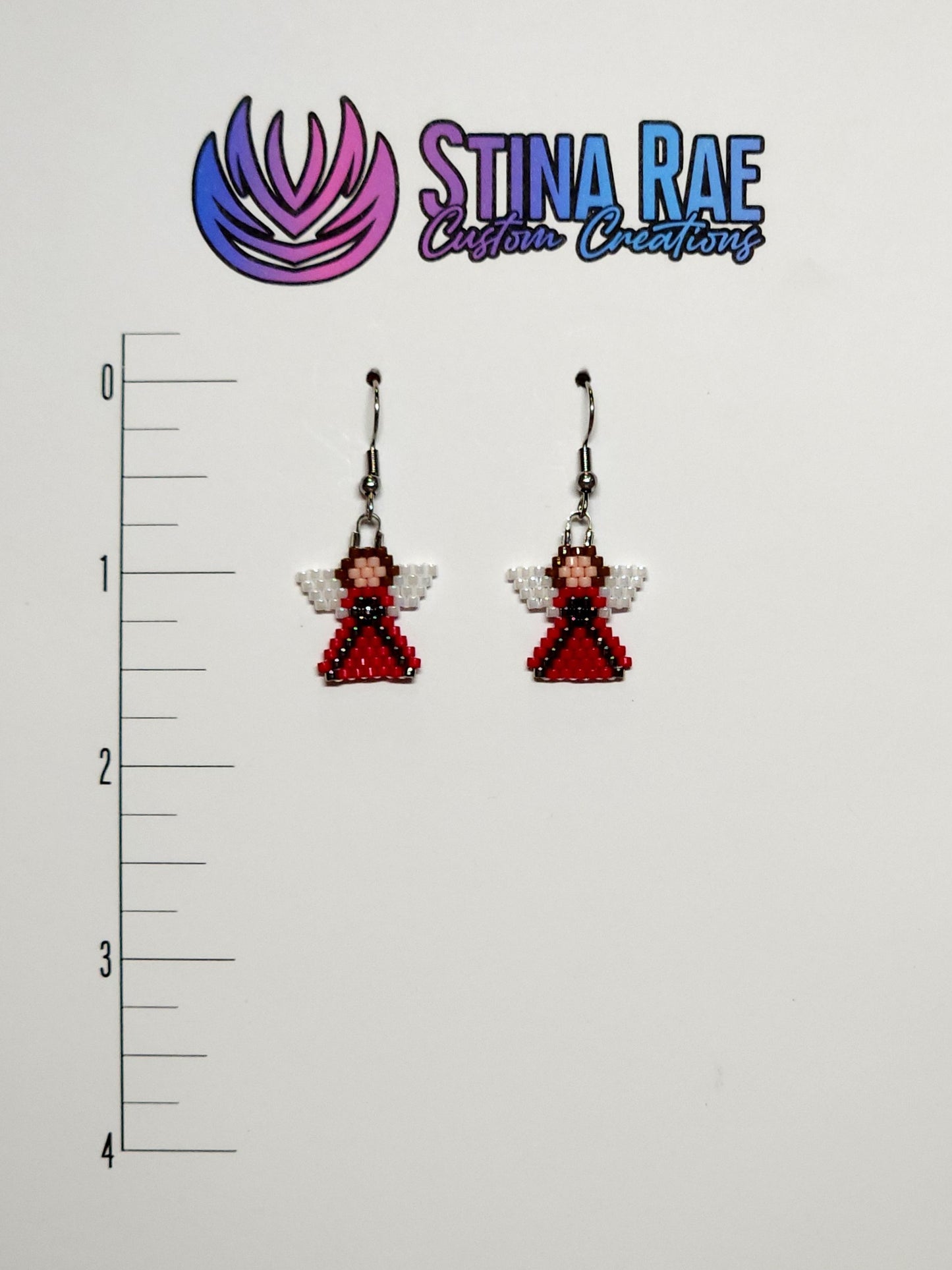 Small Angel Earrings